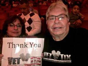 Webs attended Christmas Spectacular Starring the Radio City Rockettes on Nov 9th 2021 via VetTix 