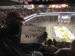 Jordan Hendricks attended Phoenix Suns vs. Portland Trail Blazers - Military Appreciation Game on Nov 10th 2021 via VetTix 