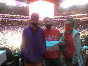 Yarmolovich Family attended Phoenix Suns vs. Portland Trail Blazers - Military Appreciation Game on Nov 10th 2021 via VetTix 