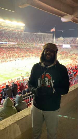 Bryant  attended Ohio State Buckeyes Football vs. Purdue Boilermakers - NCAA Football on Nov 13th 2021 via VetTix 