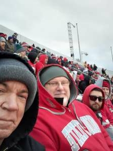 George attended Ohio State Buckeyes Football vs. Purdue Boilermakers - NCAA Football on Nov 13th 2021 via VetTix 