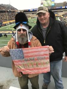 Kerry and friends attended West Virginia Mountaineers vs. Texas Longhorns - NCAA Football on Nov 20th 2021 via VetTix 
