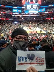 Vic attended Washington Wizards vs. New Orleans Pelicans - NBA on Nov 15th 2021 via VetTix 