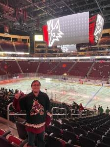 Jack  attended Arizona Coyotes vs. Minnesota Wild - NHL on Nov 10th 2021 via VetTix 