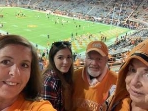 Bryant Family  attended Tennessee Vols vs. South Alabama - NCAA Football on Nov 20th 2021 via VetTix 