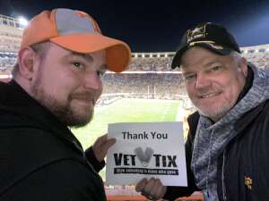 Mike attended Tennessee Vols vs. South Alabama - NCAA Football on Nov 20th 2021 via VetTix 