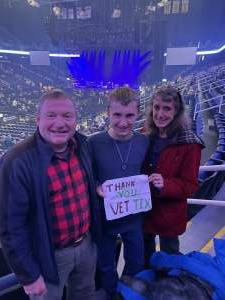 Sellers Family attended James Taylor & His All-star Band With Special Guest Jackson Browne on Nov 19th 2021 via VetTix 