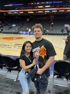 Josh attended Phoenix Suns vs. Dallas Mavericks on Nov 17th 2021 via VetTix 