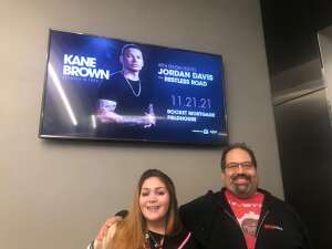 JoAnn attended Kane Brown on Nov 21st 2021 via VetTix 