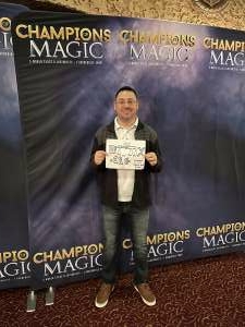 Cat attended Champions of Magic on Nov 21st 2021 via VetTix 