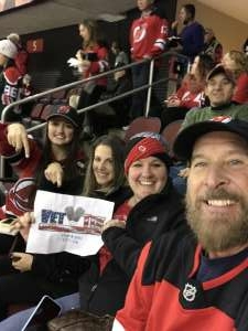 Chief Grieg Moore attended New Jersey Devils vs. Minnesota Wild - NHL on Nov 24th 2021 via VetTix 