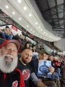 Jim Rossmeissl attended New Jersey Devils vs. San Jose Sharks - NHL on Nov 30th 2021 via VetTix 