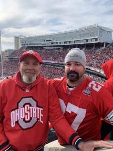 Matt Wilhite attended Ohio State Buckeyes vs. Michigan State University - NCAA Football on Nov 20th 2021 via VetTix 