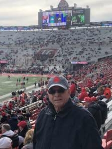 Terry Hunsucjer attended Ohio State Buckeyes vs. Michigan State University - NCAA Football on Nov 20th 2021 via VetTix 