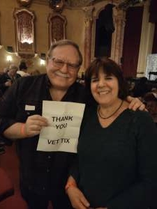 Steve S. attended A Holiday Evening With Cher, Neil Diamond, & Many More Starring Vegas Edwards Twins on Dec 5th 2021 via VetTix 