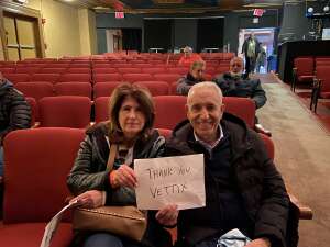 Stephen Mann USArmyNG attended A Holiday Evening With Cher, Neil Diamond, & Many More Starring Vegas Edwards Twins on Dec 5th 2021 via VetTix 