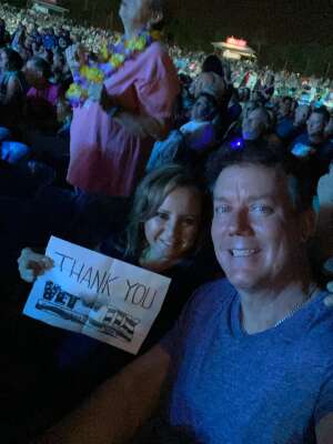 Jeff attended Jimmy Buffett and the Coral Reefer Band on Dec 9th 2021 via VetTix 