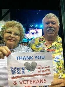 Butch &brenda attended Jimmy Buffett and the Coral Reefer Band on Dec 9th 2021 via VetTix 