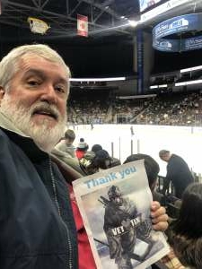 Bill DeWald attended Jacksonville Icemen vs. Florida Everblades - ECHL on Nov 26th 2021 via VetTix 