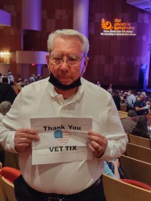 Charlie R attended The Phoenix Symphony Presents: Music of the Knights on Nov 26th 2021 via VetTix 