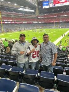 Omar attended Houston Texans vs. New York Jets - NFL ** Salute to Service Game ** on Nov 28th 2021 via VetTix 