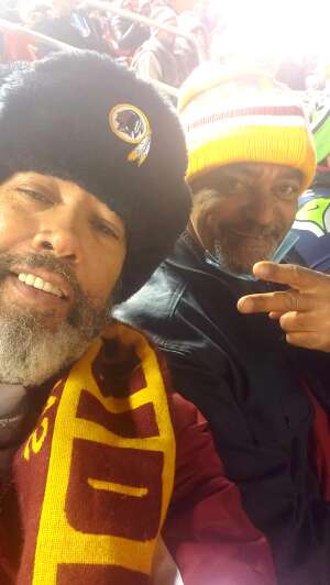 Darryl  attended Washington Football Team vs. Seattle Seahawks - NFL on Nov 29th 2021 via VetTix 