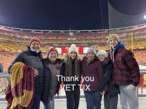 Thank you so much such a great game! attended Washington Football Team vs. Seattle Seahawks - NFL on Nov 29th 2021 via VetTix 
