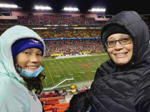 Diane attended Washington Football Team vs. Seattle Seahawks - NFL on Nov 29th 2021 via VetTix 