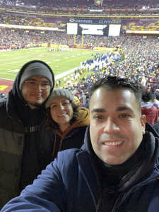 Adrian attended Washington Football Team vs. Seattle Seahawks - NFL on Nov 29th 2021 via VetTix 