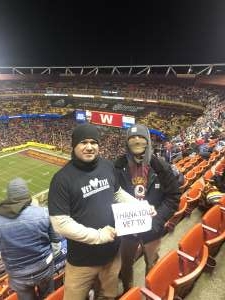 Michael attended Washington Football Team vs. Seattle Seahawks - NFL on Nov 29th 2021 via VetTix 