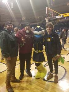 JAMES attended University of Toledo vs. Central Michigan - NCAA Men's Basketball on Feb 19th 2022 via VetTix 