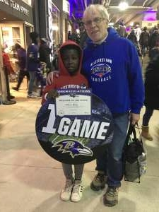 Dale B attended Baltimore Ravens vs. Cleveland Browns - NFL on Nov 28th 2021 via VetTix 