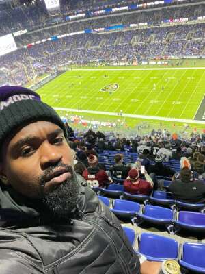 Hamzat Saba attended Baltimore Ravens vs. Cleveland Browns - NFL on Nov 28th 2021 via VetTix 