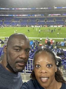 Kaylin attended Baltimore Ravens vs. Cleveland Browns - NFL on Nov 28th 2021 via VetTix 