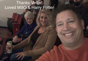 Glenn attended Harry Potter and the Order of the Phoenix in Concert With the Mso on Dec 3rd 2021 via VetTix 