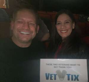 A grateful Veteran attended Christmas With the Celts on Dec 10th 2021 via VetTix 
