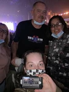 Lew attended The Nights We Stole Christmas With Evanescence on Dec 9th 2021 via VetTix 