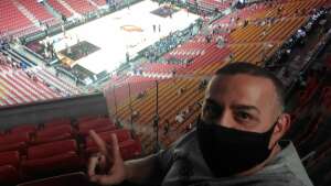 Francisco Cruz attended Miami Heat vs. Milwaukee Bucks - NBA on Dec 8th 2021 via VetTix 