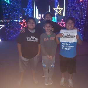Sam attended Holiday Light Experience - 8 PM Time Slot on Dec 12th 2021 via VetTix 