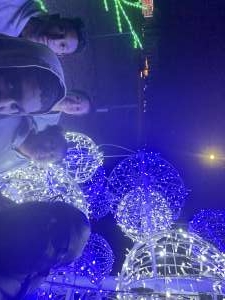 CJ attended Holiday Light Experience - 8 PM Time Slot on Dec 15th 2021 via VetTix 