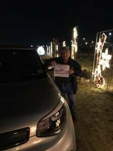 Chuck - USN attended Holiday Light Experience - 8 PM Time Slot on Dec 15th 2021 via VetTix 