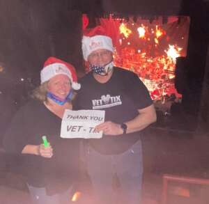 Sailor SteveThsbk youvery much  attended Barry Manilow on Dec 20th 2021 via VetTix 
