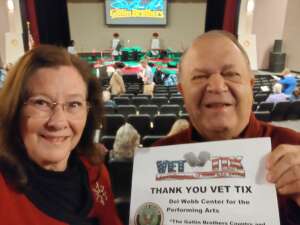 David attended Larry, Steve & Rudy: the Gatlin Brothers Country & Christmas on Dec 22nd 2021 via VetTix 