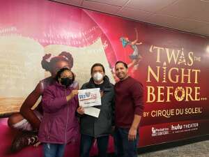 Cirque attended 'twas the Night Before. By Cirque Du Soleil on Dec 15th 2021 via VetTix 