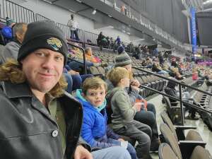 Noah attended Jacksonville Icemen vs. South Carolina Stingrays - ECHL on Jan 22nd 2022 via VetTix 