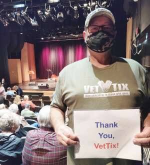 Chuck attended Your Cheatin' Heart - a Salute to Hank Williams, Patsy Cline and Early Country Music on Jan 13th 2022 via VetTix 
