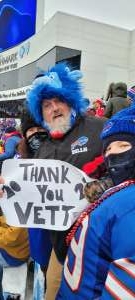 Scott Mcalee attended Buffalo Bills vs. Atlanta Falcons - NFL on Jan 2nd 2022 via VetTix 
