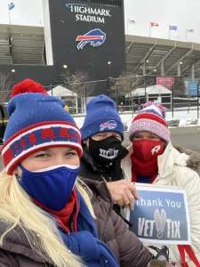 DENNIS attended Buffalo Bills vs. Atlanta Falcons - NFL on Jan 2nd 2022 via VetTix 
