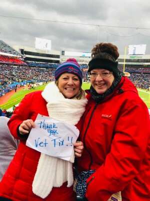 Melissa attended Buffalo Bills vs. New York Jets - NFL on Jan 9th 2022 via VetTix 