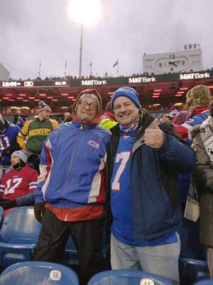 Thomas attended Buffalo Bills vs. New York Jets - NFL on Jan 9th 2022 via VetTix 